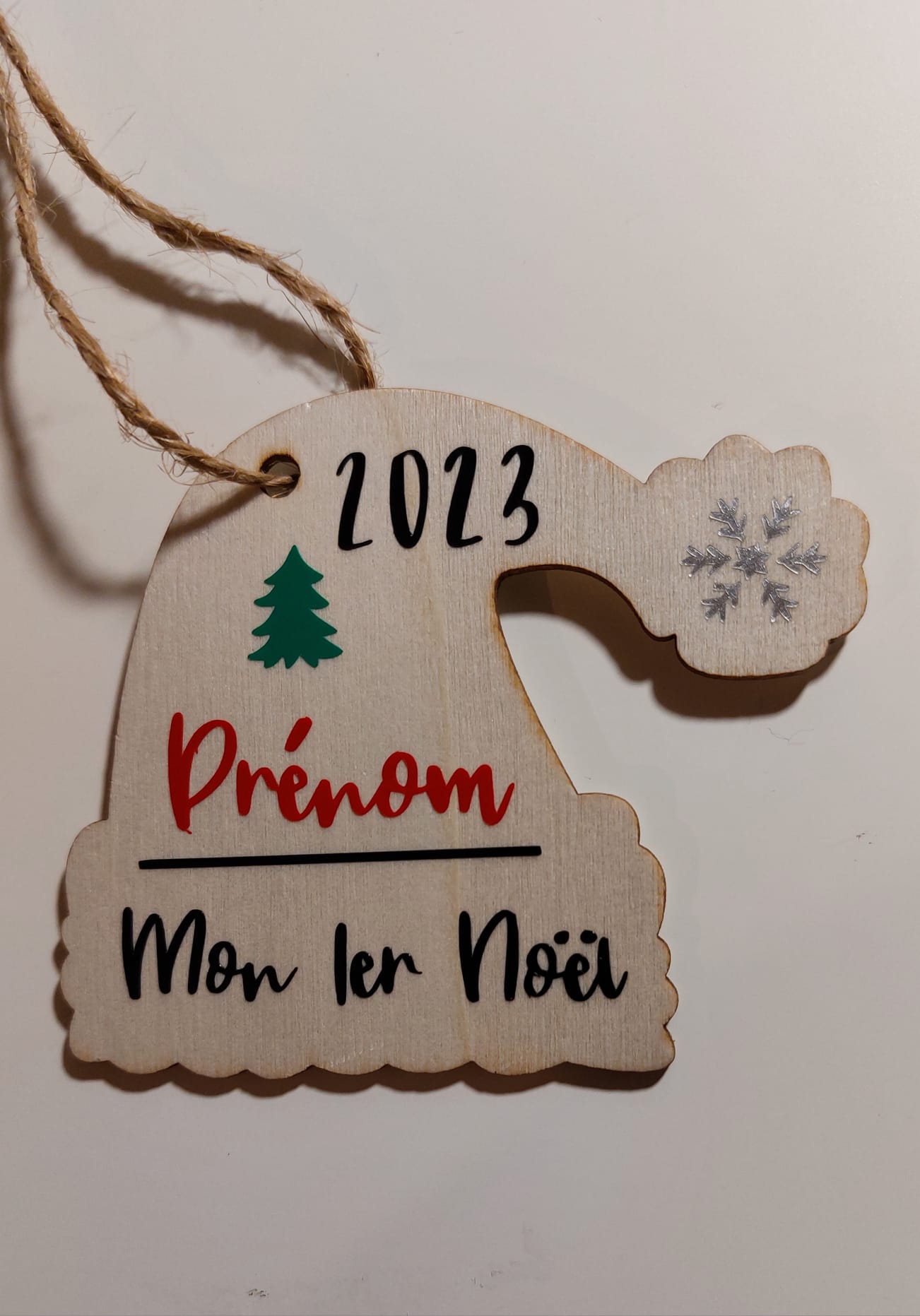noel - Boule personnalisée "Mon 1er Noël" - Bichette Créa
