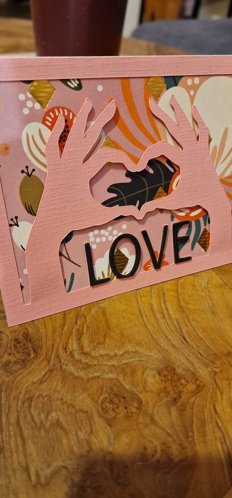 Carte de voeux - Carte "Love" - Bichette Créa