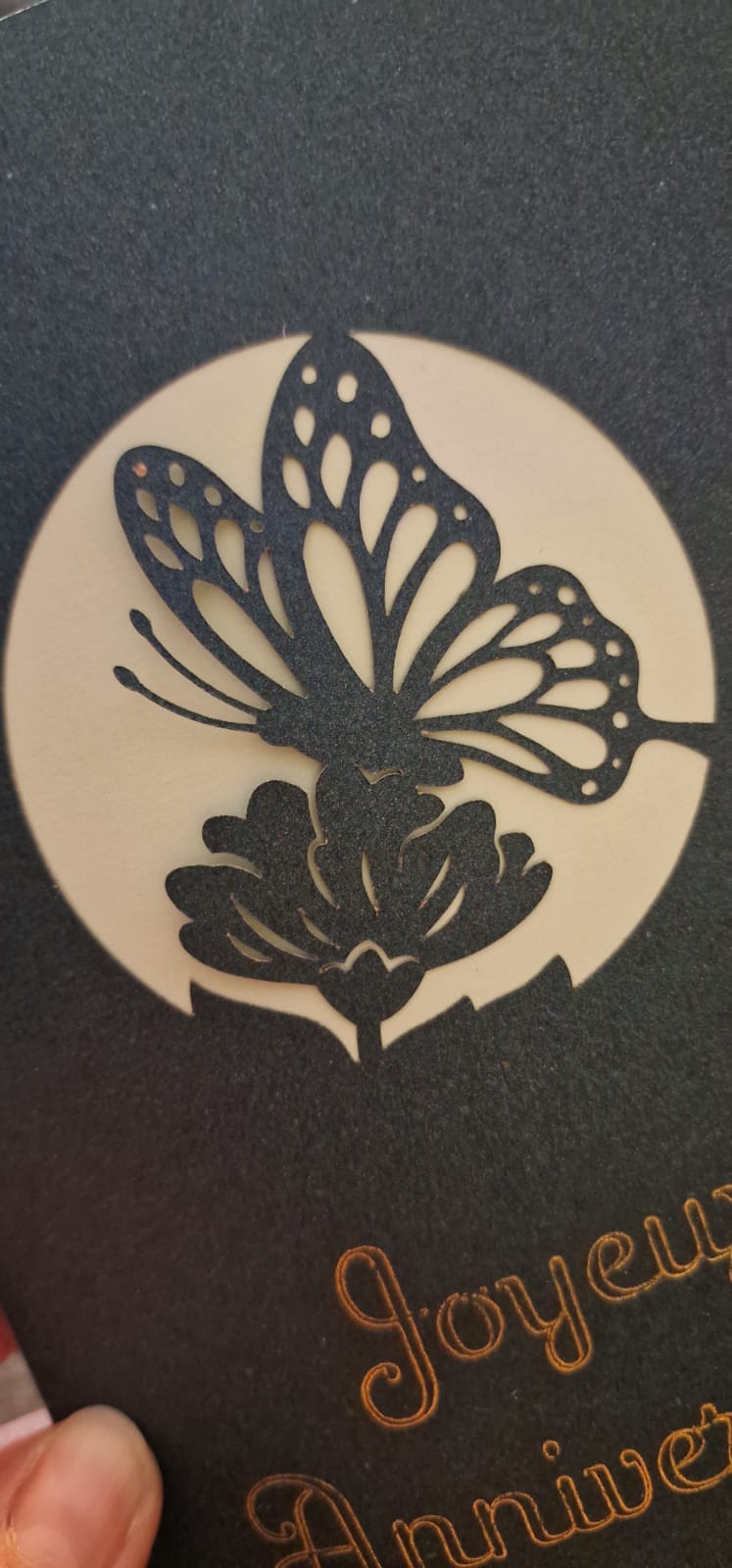 Carte de voeux - Carte Pop - Up Papillon - Bichette Créa