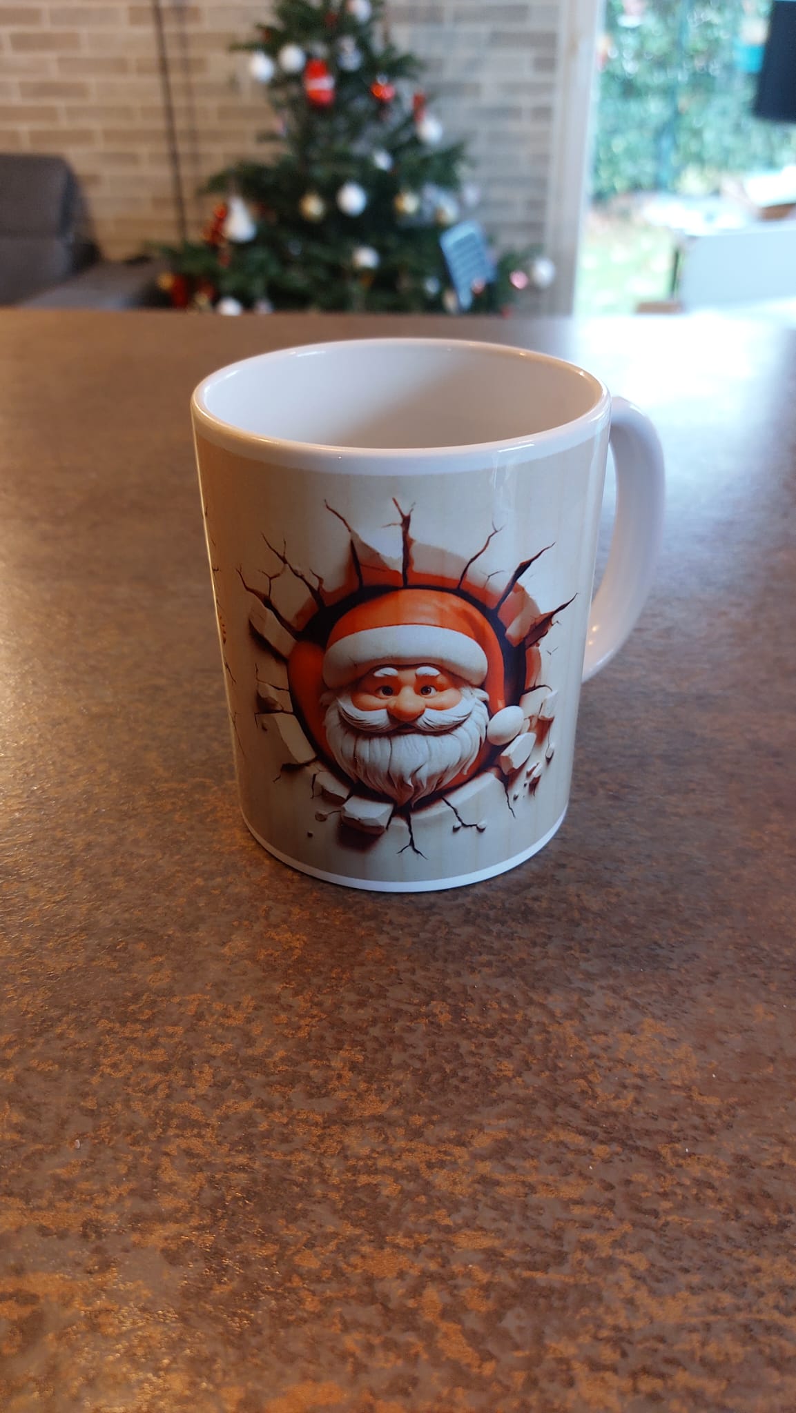 noel - Mug humoristique double face Père Noel - Bichette Créa