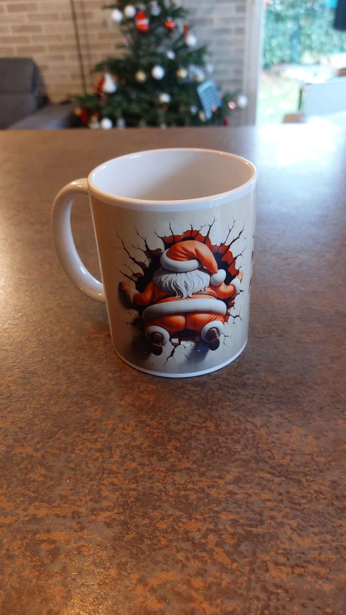 noel - Mug humoristique double face Père Noel - Bichette Créa