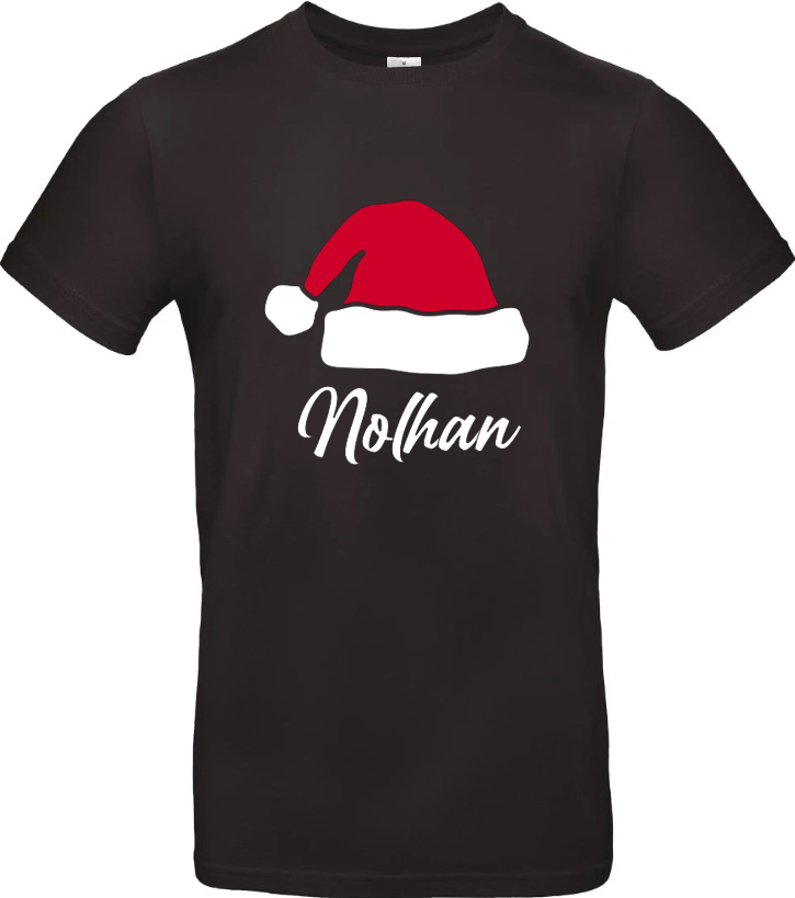 noel - Tee - shirt Noël enfant prénom - Bichette Créa