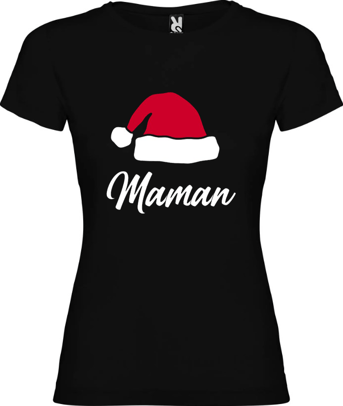 noel - Tee - shirt Noël Femme prénom - Bichette Créa