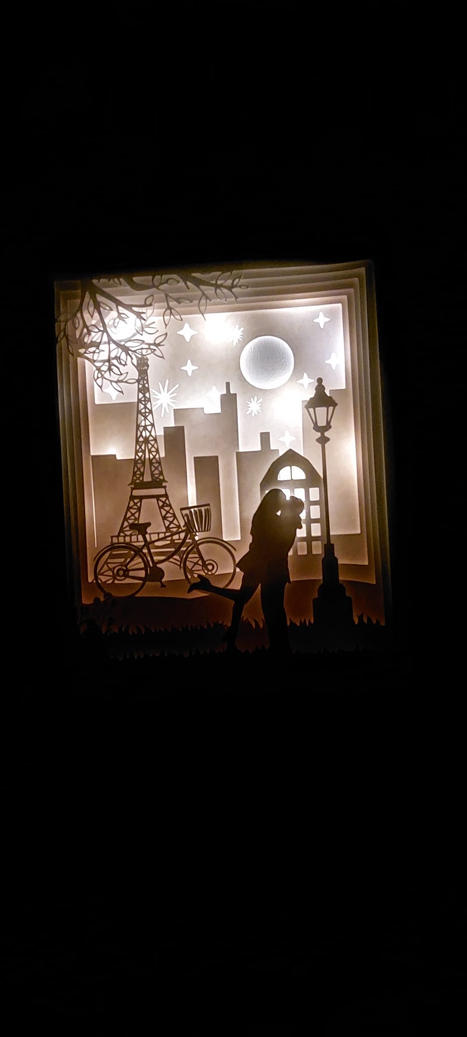 Cadre Lumineux thème Paris with Love – Bichette Créa