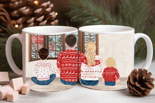 noel - Mug Famille Noël - Bichette Créa