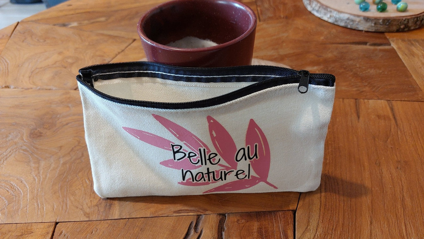 Tote - Bag et Pochette - Pochette "Belle au Naturel" - Bichette Créa