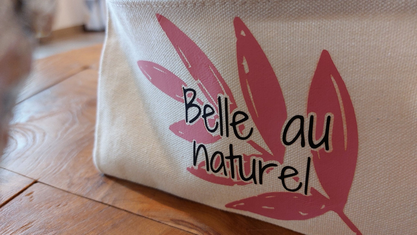 Tote - Bag et Pochette - Pochette "Belle au Naturel" - Bichette Créa