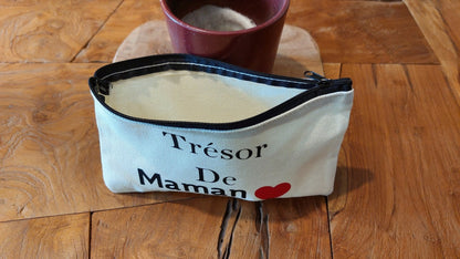 Tote - Bag et Pochette - Pochette "Trésor de maman" - Bichette Créa