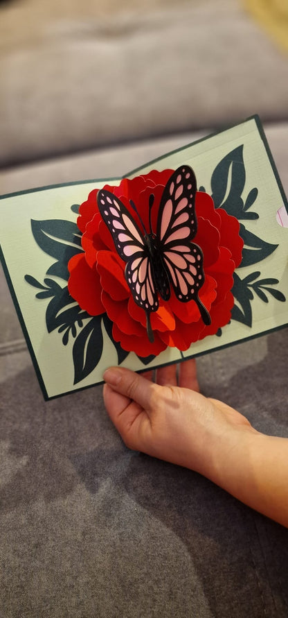 Carte Pop-Up Papillon – Bichette Créa